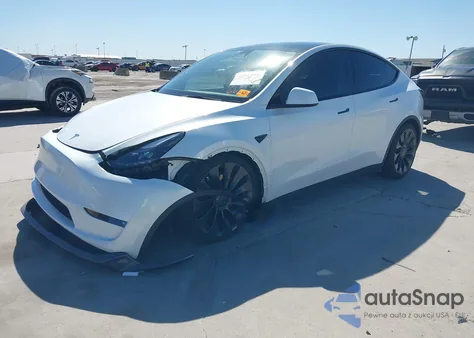 2023 Tesla Model Y Performance Dual Motor All-Wheel Drive from USA, damaged, VIN 7SAYGDEF6PF801002